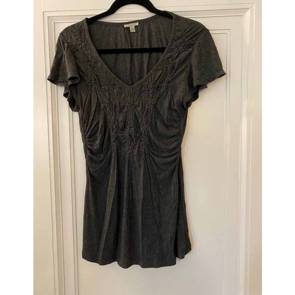 Bordeaux brand grey t shirt- pre loved. Size small petite